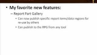 New Features in SQL Server 2008 R2 Reporting Services [upl. by Nileve188]