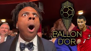 ISHOWSPEED REACTS TO BALLON DOR WINNER [upl. by Town]