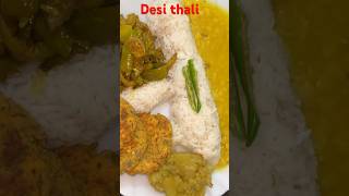 Desi thalidesikhana desithaali healthy healthyeatting healthyeating recipe healthyeatting [upl. by Doi438]