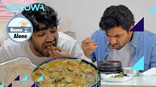 Mukbang quotHome Alonequot Ali Anupam Tripathi Eating Show [upl. by Nnyw]