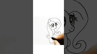 This is an amazing way to draw Fluttershy [upl. by Alvan580]