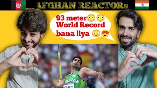 Arshad Nadeem won Gold Medal in Paris Olympics 2024  Neeraj Chopra Afghan Reaction [upl. by Neelyaj]