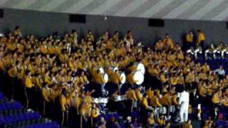 LSU Tiger Band Drumline PMAC 1st Basketball game of the season 111508 [upl. by Naenaj]