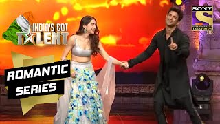 Sushant And Sara Create Romance On The Stage  Indias Got Talent Season 8  Romantic Series [upl. by Elpmet]