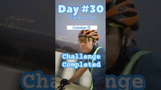 Day 30 1000 kms in 30 days challenge Completed bycycle cyclingchallenge [upl. by Ainekahs462]