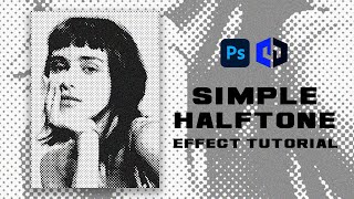 How To Create A Simple Halftone Effect In Photoshop l Tutorial 2024 l [upl. by Handel864]