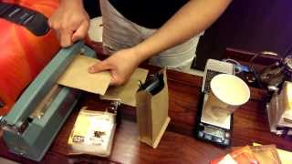 How to pack the drip coffee filter bags packaging [upl. by Nurat]