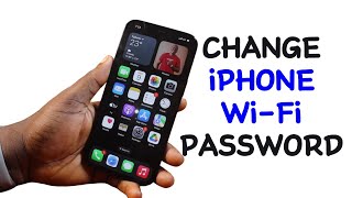 How to Change iPhone WiFi Password [upl. by Saville446]