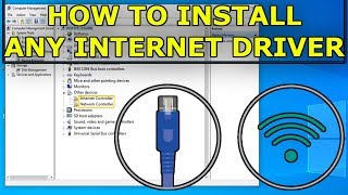 How to Install any Network Drivers Offline on Windows 78 and 10 Guide 2019 [upl. by Aliakam386]