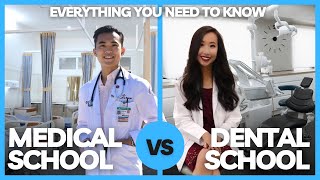 Medical School Vs Dental School  Everything You Need To Know 2023 [upl. by Bollen]