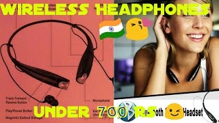 Review of LG Tone HBS730 Wireless Bluetooth Universal Stereo Headset  Sound test HINDIहिंदी [upl. by Anahsit995]