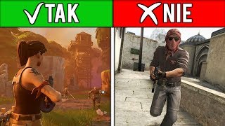 FORTNITE vs CSGO  CO LEPSZE KTÓRĄ GRĘ WYBRAĆ newsy [upl. by Suilmann92]