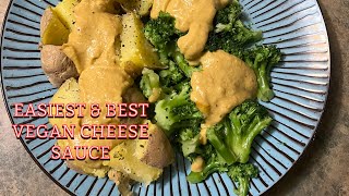 Quickest best vegan cheese sauce No nuts or carrots 🙂 [upl. by Nave]