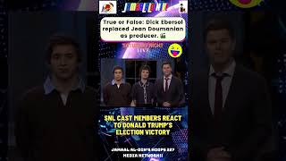 Comedy Quiz SNL😂 Election Trump Win  Dick Ebersol replaced Jean Doumanian as producer 🎬 tiktok [upl. by Knoll141]