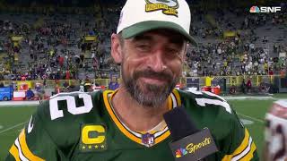 Aaron Rodgers speaks on his ownership of the Bears [upl. by Yetak195]