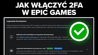 Jak włączyć 2FA w Fortnite  Epic Games [upl. by Virgel]