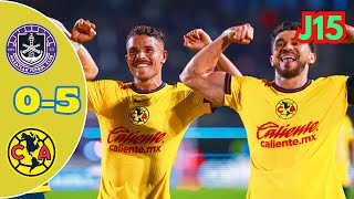 Mazatlán 05 América  Jornada 15  AP24 LIGA MX  Fut One [upl. by Einattirb]