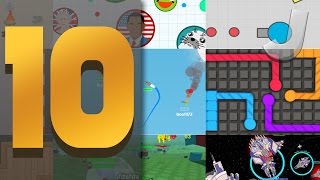 Top 10 FREE TO PLAY Browser io Games Agario Alternatives [upl. by Anwat]