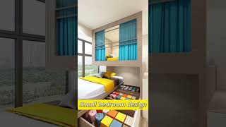 Small bedroom design  small room design  housedesign shorts  Interior design [upl. by Odo]