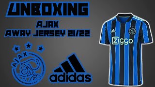 Football Jersey Unboxing Ajax Amsterdam Adidas Away kit 2122 Primegreen Review  Play Test [upl. by Jaquelyn]