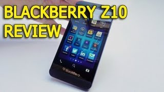 BlackBerry Z10 Review BlackBerry 10 OS Review  GSMDomecom [upl. by Eltsyrc]