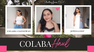 Colaba Causeway haul Starting From ₹150  Clothing Haul  Khushi Mahla [upl. by Granese829]