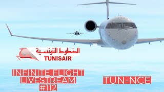 Infinite Flight Livestream  Tunisair Express  Bombardier CRJ900  TunisTUNNiceNCE [upl. by Theron]