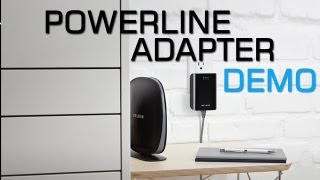 Belkin VideoLink 3 Powerline Adapter Demo [upl. by Sielen]