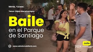 Baile en el Parque de Santiago 16 julio 2024 Tema Cógele bien el compás [upl. by Etteuqal813]