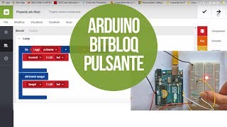 Bitbloq e Arduino accendere un led con un pulsante alternatIDE [upl. by Ephrem707]