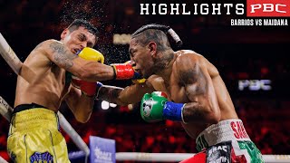 Barrios vs Maidana HIGHLIGHTS May 4 2024  PBC on Prime PPV [upl. by Ahsiemak]