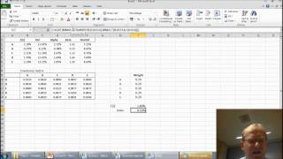 Optimal portfolios with Excel Solver [upl. by Haela]