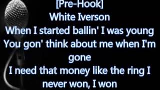 Post Malone  White Iverson Lyrics [upl. by Bettina661]