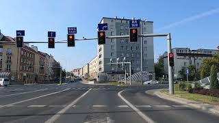 Driving in Białystok  🇵🇱 Poland 🇵🇱 [upl. by Cerell845]