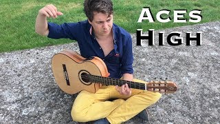 Aces High Iron Maiden Acoustic  Classical Fingerstyle Guitar by Thomas Zwijsen [upl. by Ellahcim]