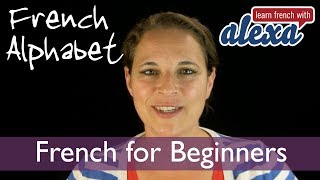 The french alphabet with Learn French With Alexa [upl. by Amyaj]