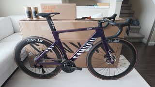 2024 Canyon Aeroad CFR Di2 Unboxing and Assembly [upl. by Ramona]