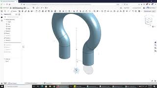 Using Revolve and Sweep to create an object in Onshape [upl. by Alcot]