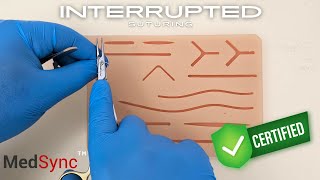 Simple Interrupted Sutures You Wont Learn LIKE THIS In An OR [upl. by Anette]