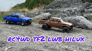 rc4wd tf2 Toyota hilux trail run [upl. by Rudolfo]