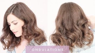 Ondulations faciles avec le sèchecheveux [upl. by Critta]