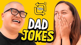 Dont Laugh Challenge  Alan vs Sam  Dad Jokes  YeahMad [upl. by Ecela]