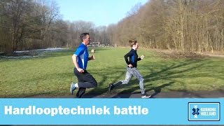 Hardlooptechniek  Wie heeft de beste hardlooptechniek Techniek battle [upl. by Eadwina81]