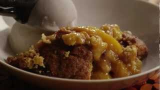 How to Make Peach Cobbler  Allrecipescom [upl. by Saire]