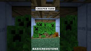 Minecraft Creeper Farm minecraft shorts [upl. by Eleira]