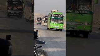 Sada Bahar Daewoo  Al Hasnain Sleeper  Al Mahmood Sleepers Arrivel Quetta From Karachi buses [upl. by Sakiv]