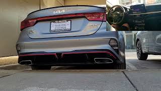 KIA Forte GT Cold Start Stock Exhaust 2022 [upl. by Ahsart]