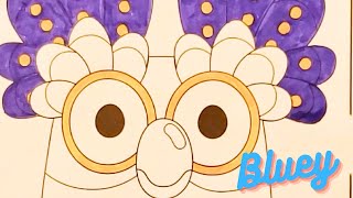 Bluey Chattermax Coloring Page  Coloring for kids [upl. by Moonier]