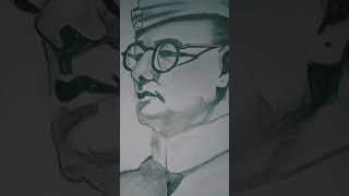 Netaji Subash Chandra Bose Portrait Drawing  Portrait  Mrinalsdrawings [upl. by Hooker]