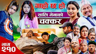 साली भेनाको चक्कर II Garo Chha Ho II Epi 210 II July 8 2024 II Begam Nepali II Karuna II Nawina [upl. by Anileuqcaj]